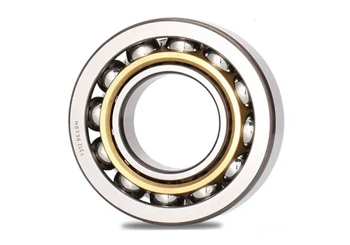 Brass cage for angular contact ball bearings