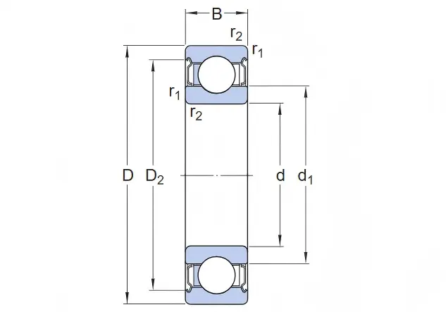 High temperature bearing drawing