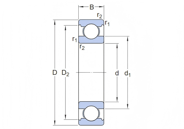 Stainless steel bearing drawing