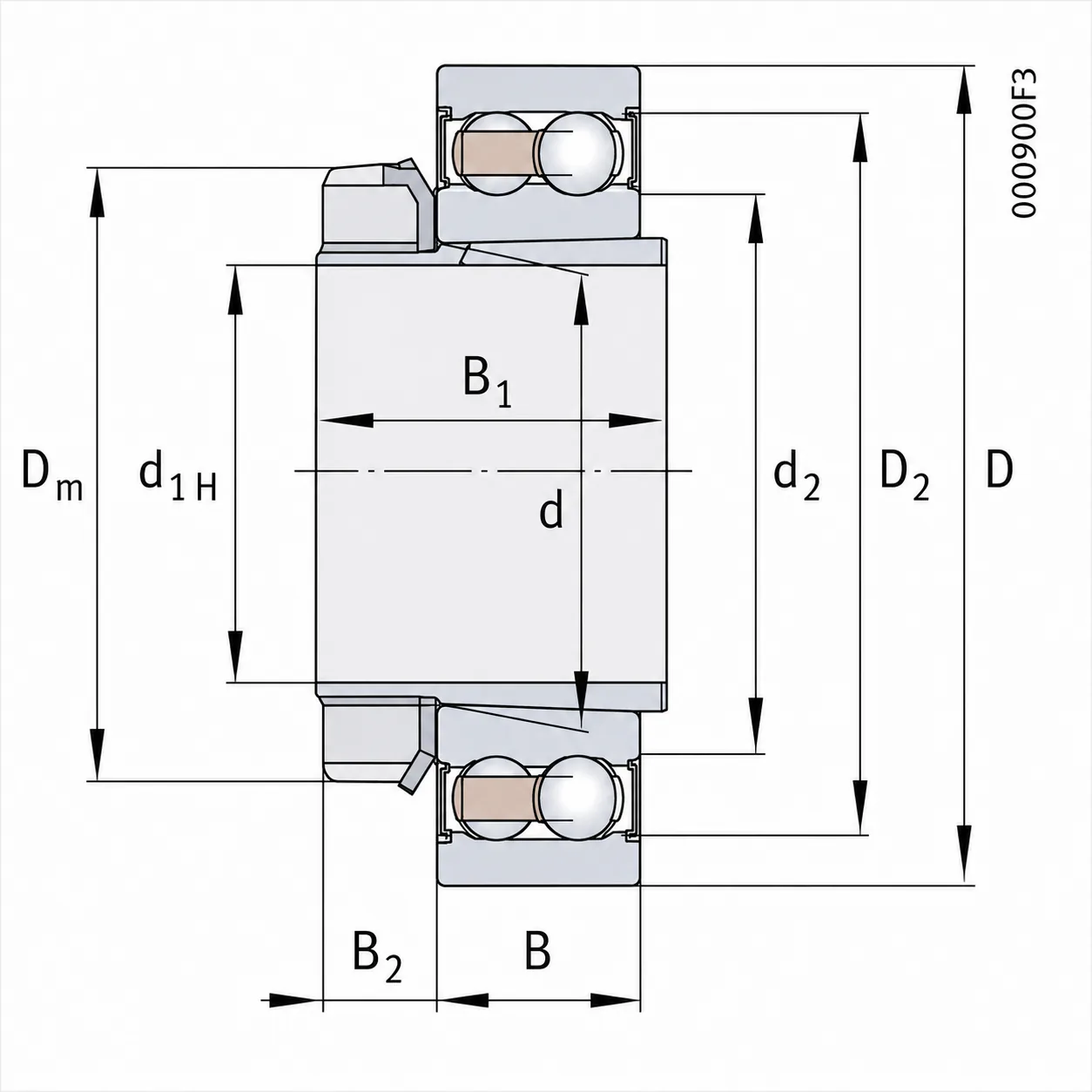 2209-K-2RS-TVH-C3+H309 Self-aligning Ball Bearings 2209-K-2RS-TVH-C3+H309 Self-aligning Ball Bearings