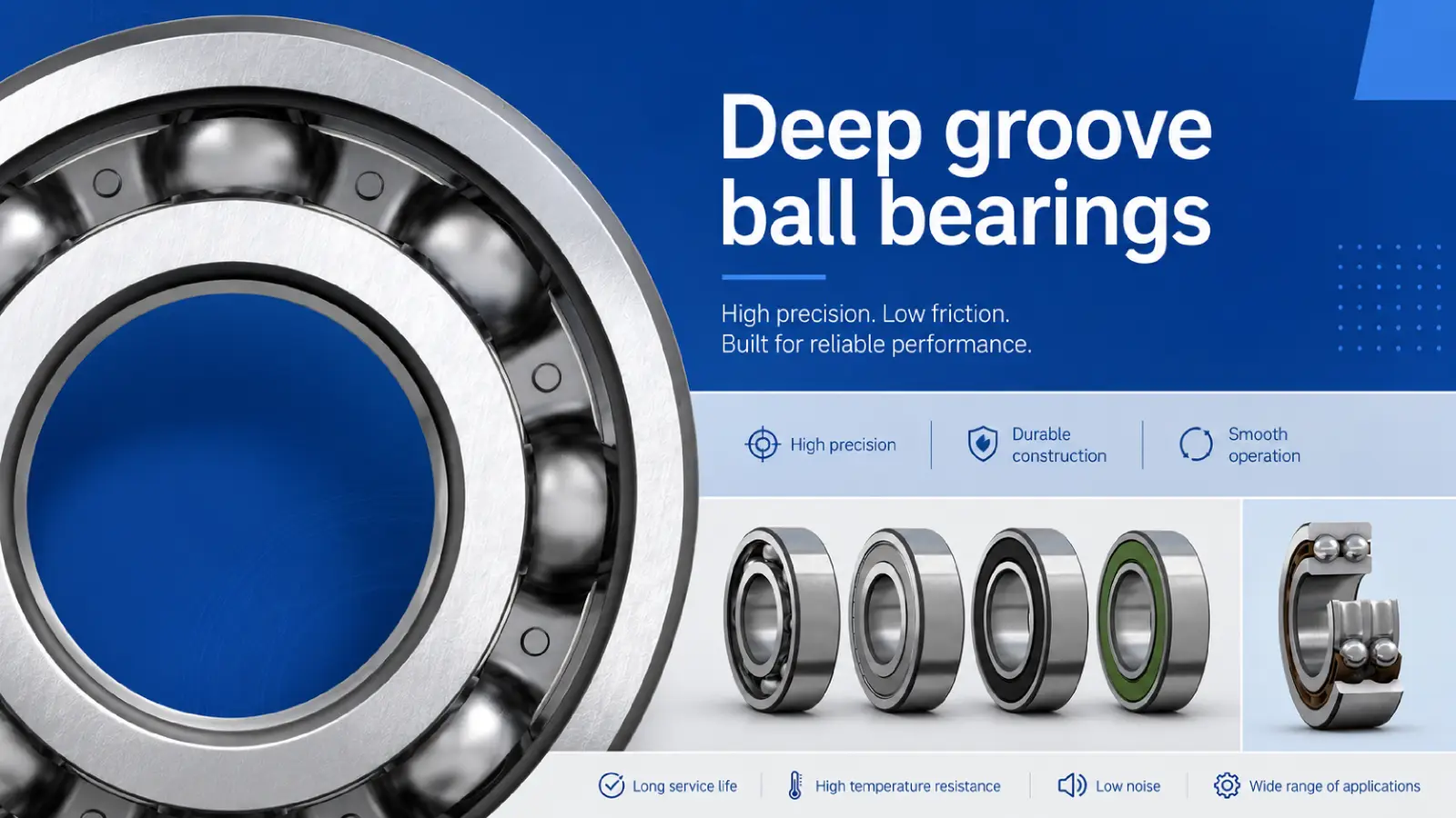 deep groove ball bearing single row