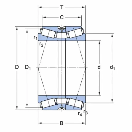 EE241701 - 242376D tapered roller bearings