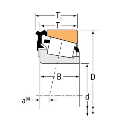 LM67048 - LM67010(LM67000LA) tapered roller bearings