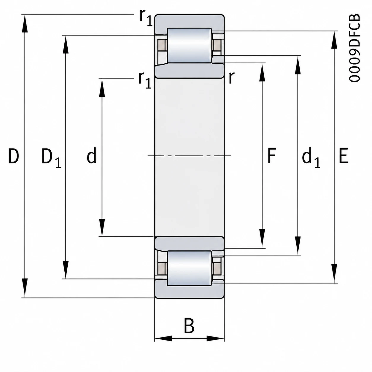 NJ409-XL-M1 Cylindrical Roller Bearings NJ409-XL-M1 Cylindrical Roller Bearings