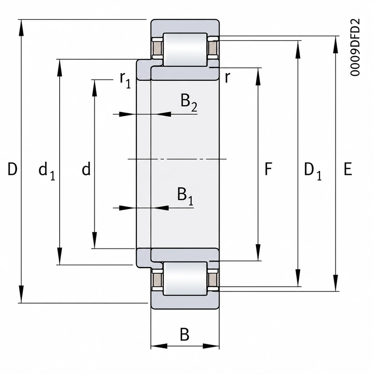 NJ415-XL-M1-HJ415 Cylindrical Roller Bearings NJ415-XL-M1+HJ415 - Image 1
