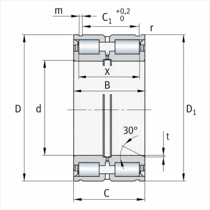 SL045052-D-PP Cylindrical Roller Bearings