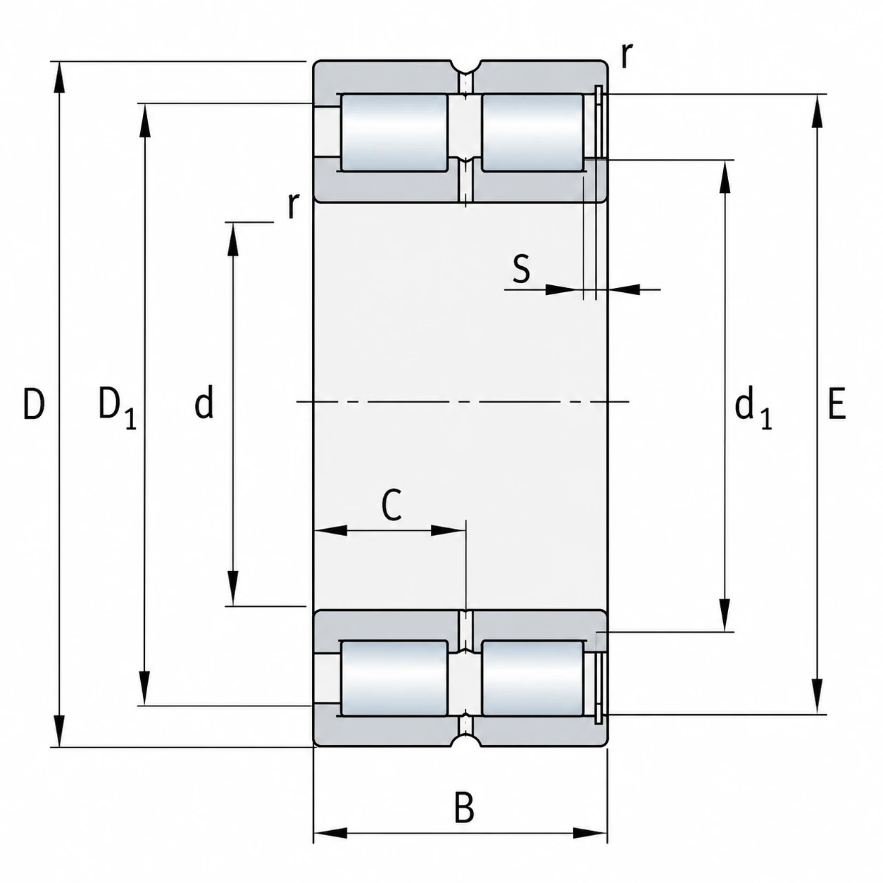 SL185011-XL Cylindrical Roller Bearings SL185011-XL Cylindrical Roller Bearings