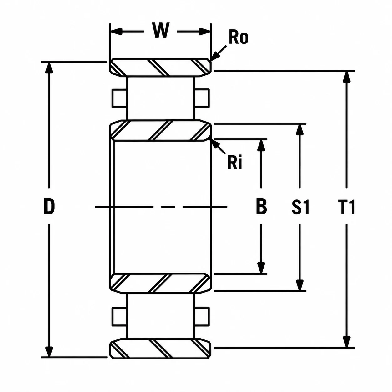 A5238 Cylindrical Roller Bearings A5238 Cylindrical Roller Bearings