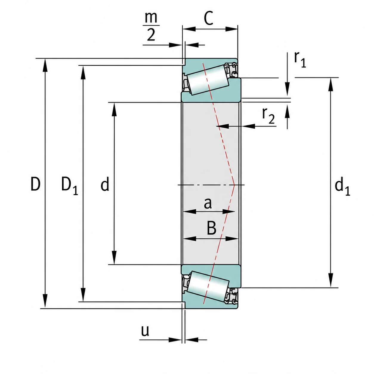 JK0S050 Tapered Roller Bearings JK0S050 Tapered Roller Bearings