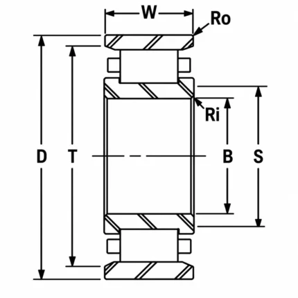 140AM791 Cylindrical Roller Bearings