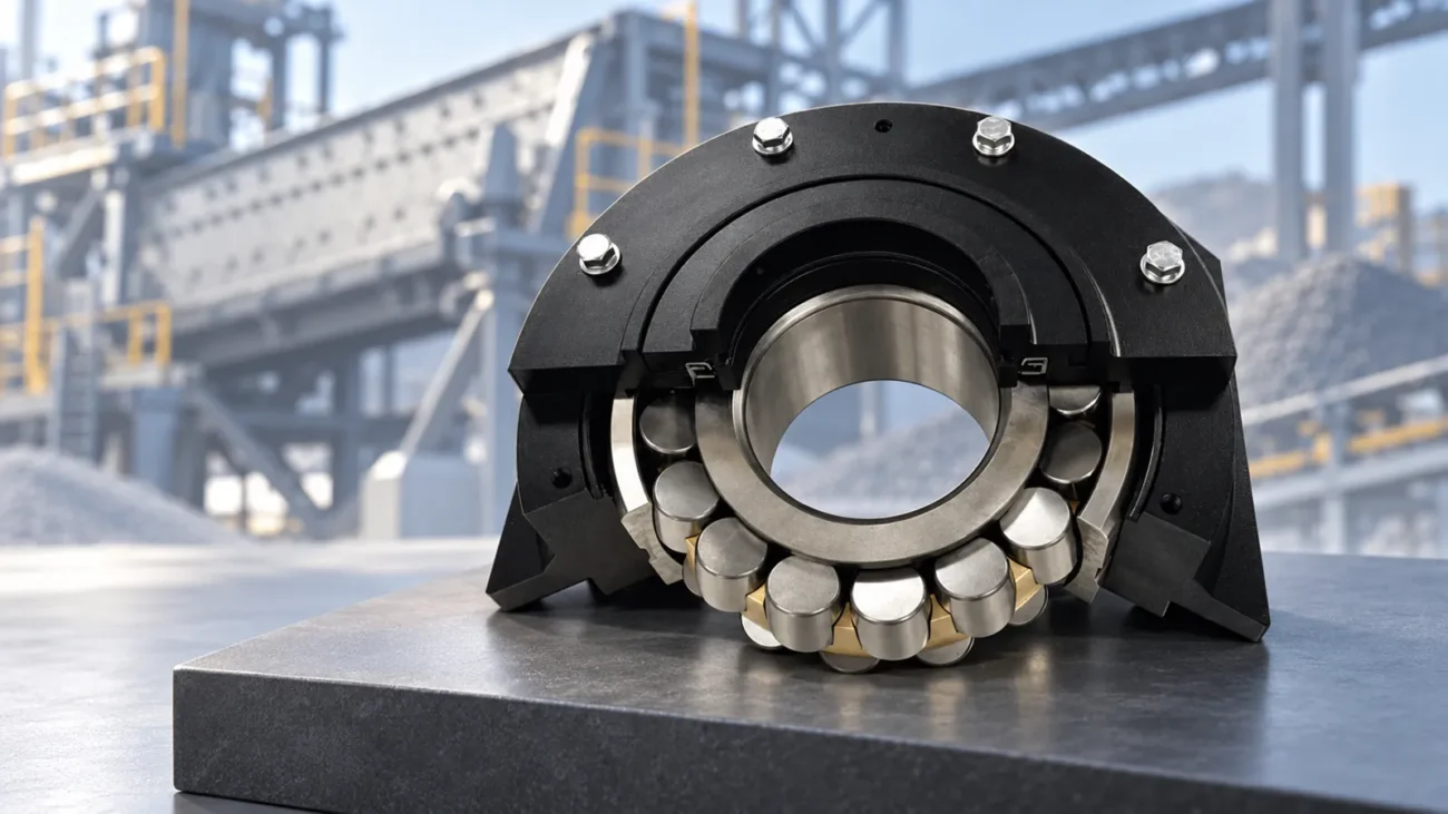 vibrating screen bearing monitoring