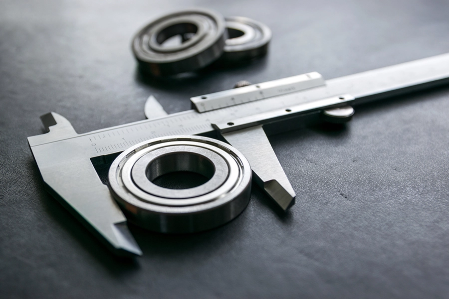 Dimensional accuracy inspection of bearings