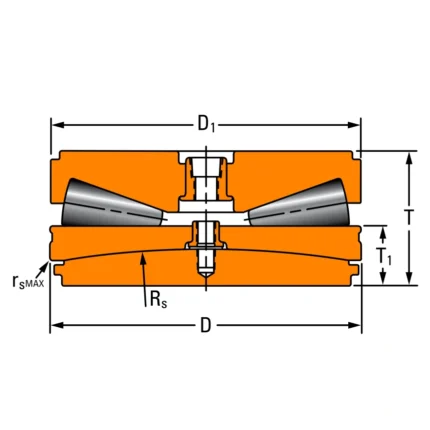 N-21100-C Tapered Roller Thrust Bearing