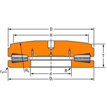 T9030FS-T9030SA Tapered Roller Thrust Bearings